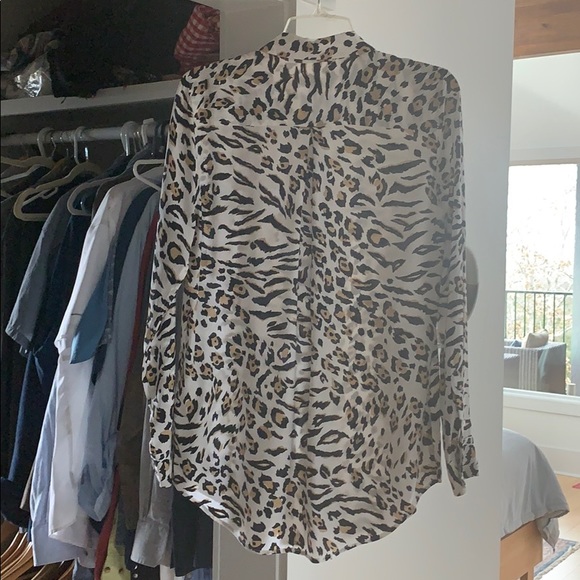 Equipment Cheetah Print Blouse - Picture 4 of 5